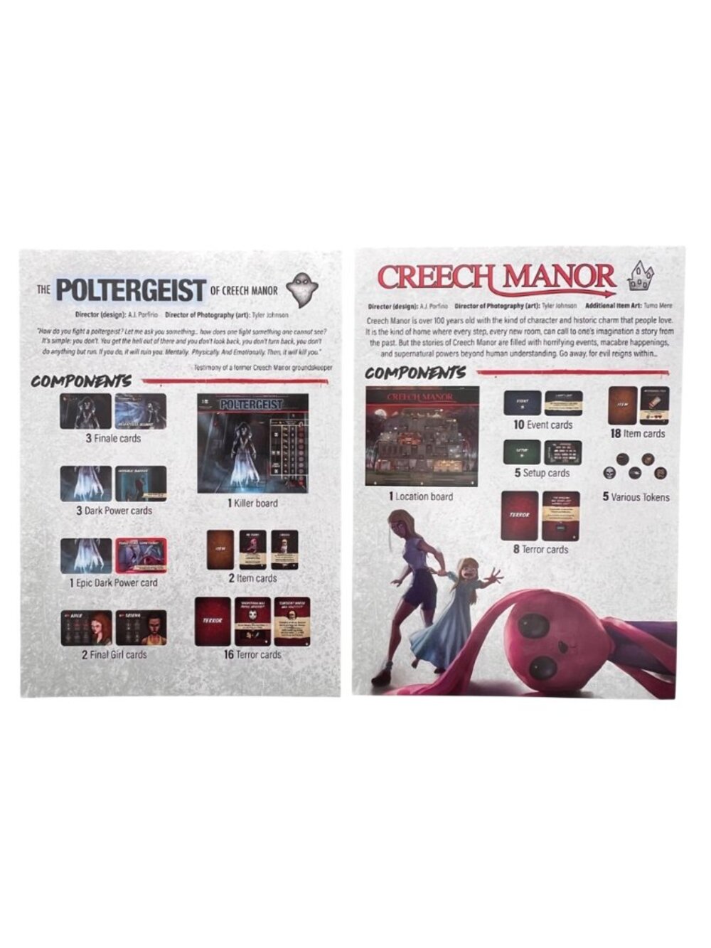 Final Girl The Haunting Of Creech Manor Poltergeist Expansion Pack Board Game - Picture 10 of 14